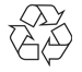 ökologische Produkte, die recycelt werden können